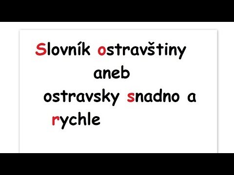 Video: Státní Průvodce Nejslavnějším Slangem