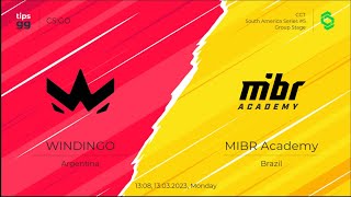 WINDINGO VS MIBR ACADEMY 〰 CSGO LIVE🔫