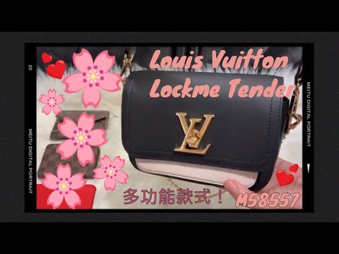 Louis Vuitton M81560 Lockme Tender Pochette , Black, One Size