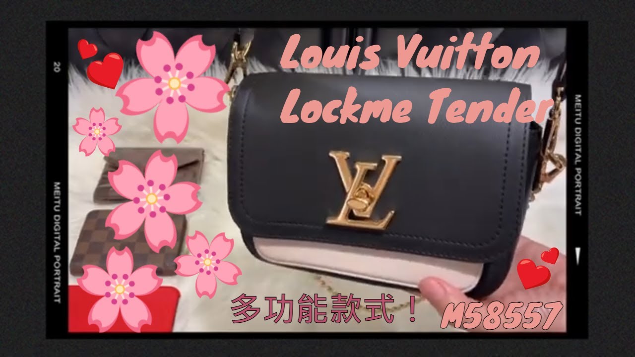 LOUIS VUITTON Lockme Tender Black Calf