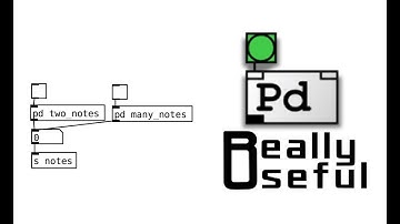 PureData tutorials - rich synthesis (5) - note sequences