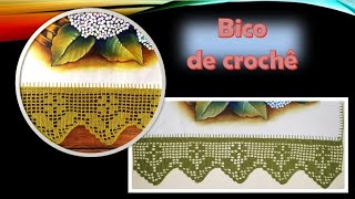 BICO DE CROCHÊ #FiqueEmCasa e faça crochê #Comigo