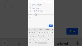 How to Swap Two Numbers in C | With and Without Temporary Variable #c programming #short #codeguru0