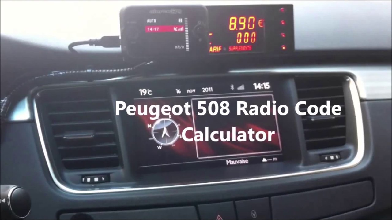 Peugeot 508 Radio Code Calculator For Unlocking Activities