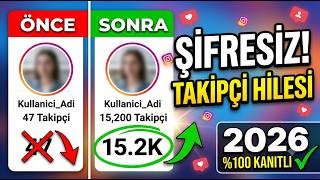 İnstagram Taki̇pçi̇ Hi̇lesi̇ 2026 - Ücretsiz & Şifresiz İnstagram Takipçi Arttırma (%100 Kanıtlı)