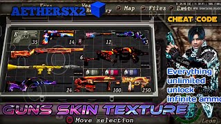 Resident Evil 4 Guns Skin Texture aethersx2 + Cheats everything unlock#rockygamestation