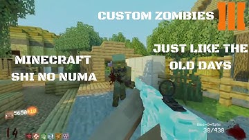MINECRAFT SHI-NO-NUMA | CUSTOM ZOMBIES
