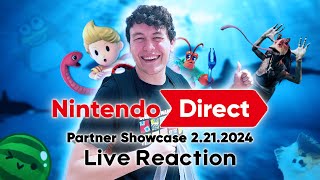 Nintendo Direct Partner Showcase 2.21.2024 REACTION - RogersBase Reacts LIVE