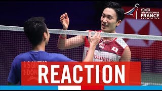 FRENCH OPEN - MS - 1\/4 - Anthony Ginting (INA) VS Kento Momota (JPN)