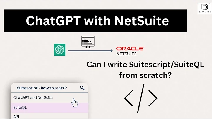 Explorando o Netsuite com ChatGPT