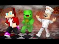 Mikey and jj escape from pizzeria in minecraft  maizen challenge