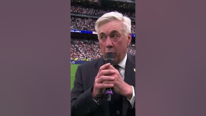 Carlo Ancelotti's last words at the Bernabeu while in tears😢 #carloancelotti #realmadrid #mbappe