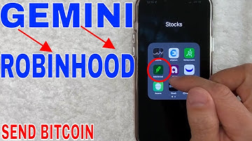 🔴🔴 How To Send Bitcoin From Gemini To Robinhood ✅ ✅