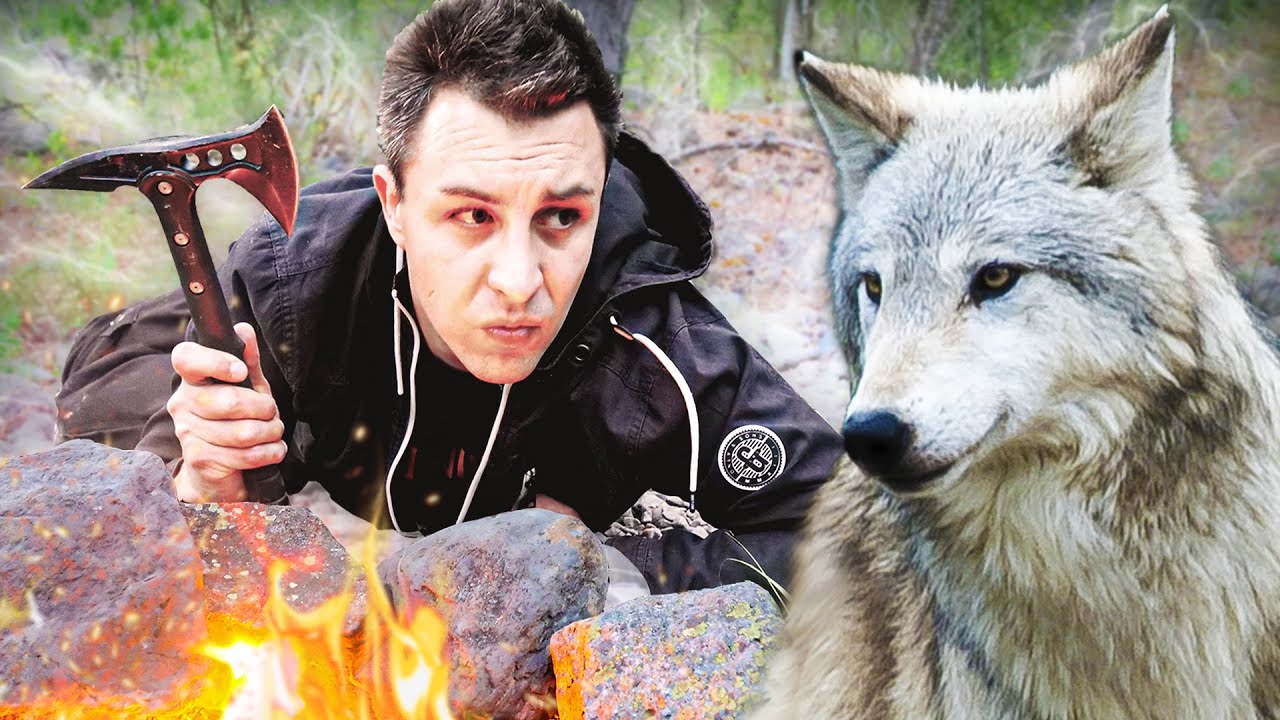 JE SURVIS 24H DANS LA FORÊT DES LOUPS ! (c'est trop flippant)