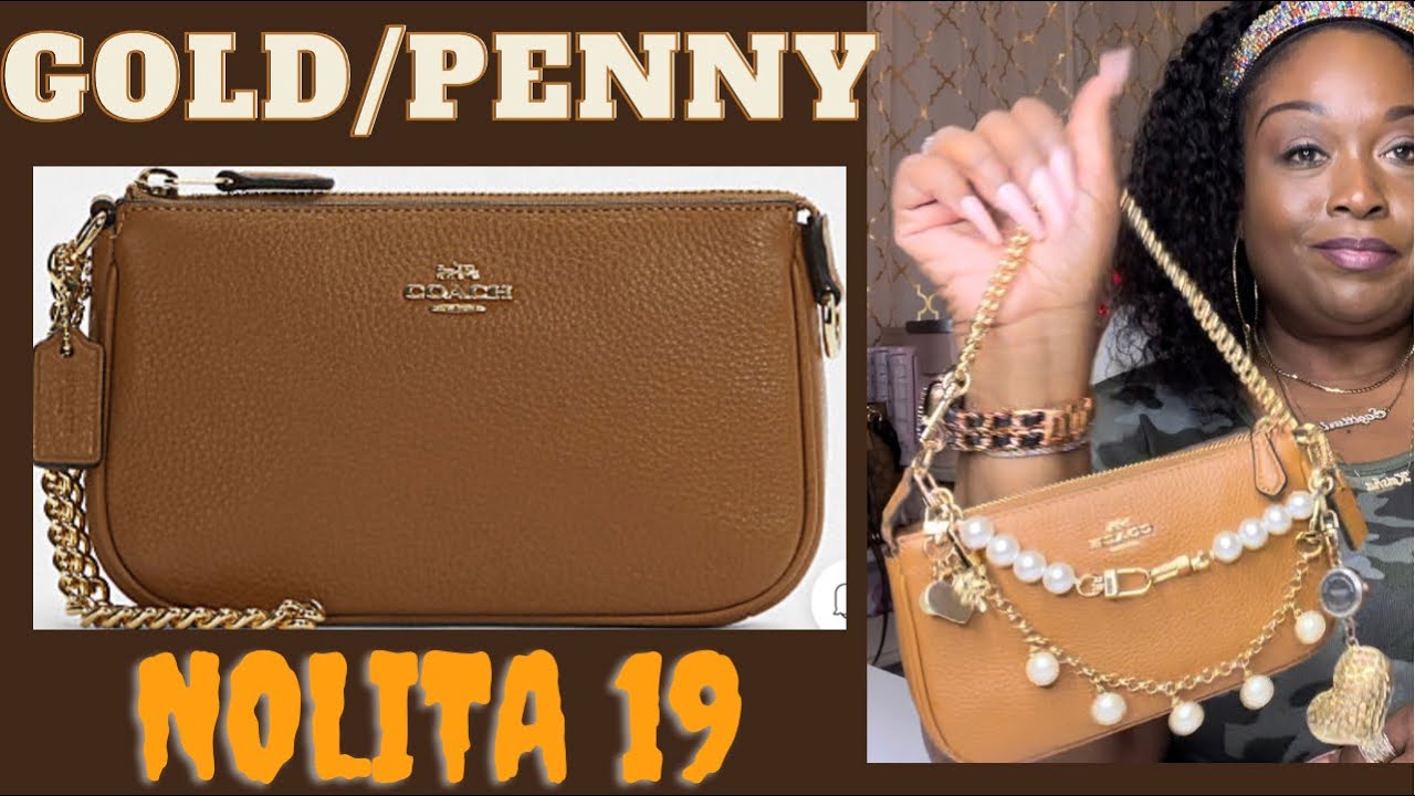 Coach Nolita 19 comparison leather and chain strap