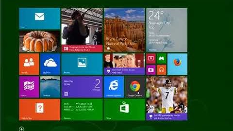How to pin apps from the Start Screen to the taskbar in Windows® 8 1