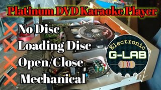 Platinum DVD Karaoke Player Not Loading | No Disc | Hindi Ma Open Ang Disc Tray | Mechanical Error