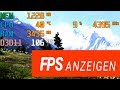 FPS anzeigen lassen - GUIDE! - CPU / GPU Auslastung ingame mit MSI Afterburner