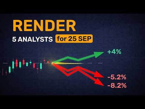 Compare what 5 experts predict for RENDER by tomorrow