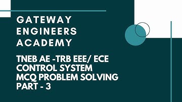 TNEB AE - TRB Poly ECE/EEE - control system problem solving class part1