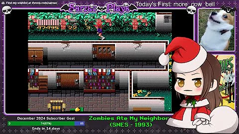 Sarzac Plays: Stream #718 - Zombies Ate My Neighbors (SNES)