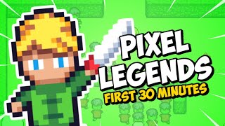 Pixel Legends: Retro Survival - First 30 Minutes Gameplay (IOS) screenshot 3