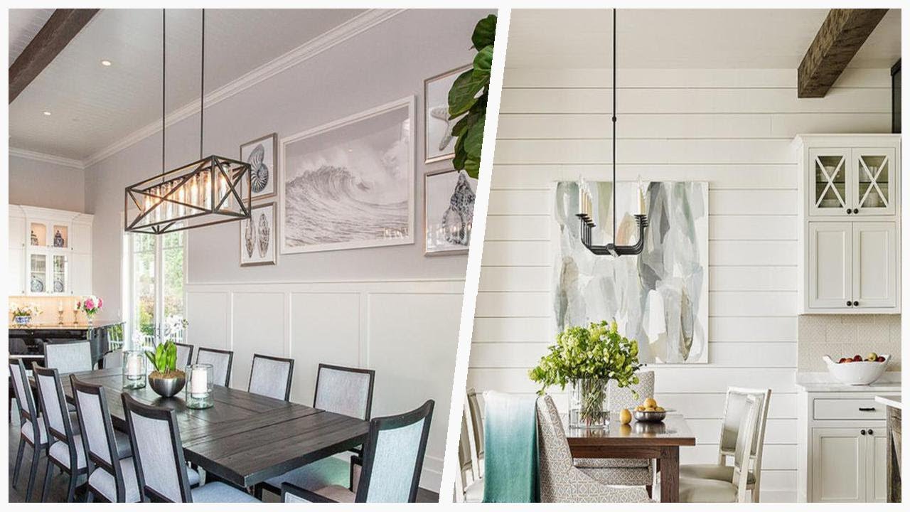 75 Brown Floor And Wall Paneling Dining Room Design Ideas You'll Love ⭐ ...