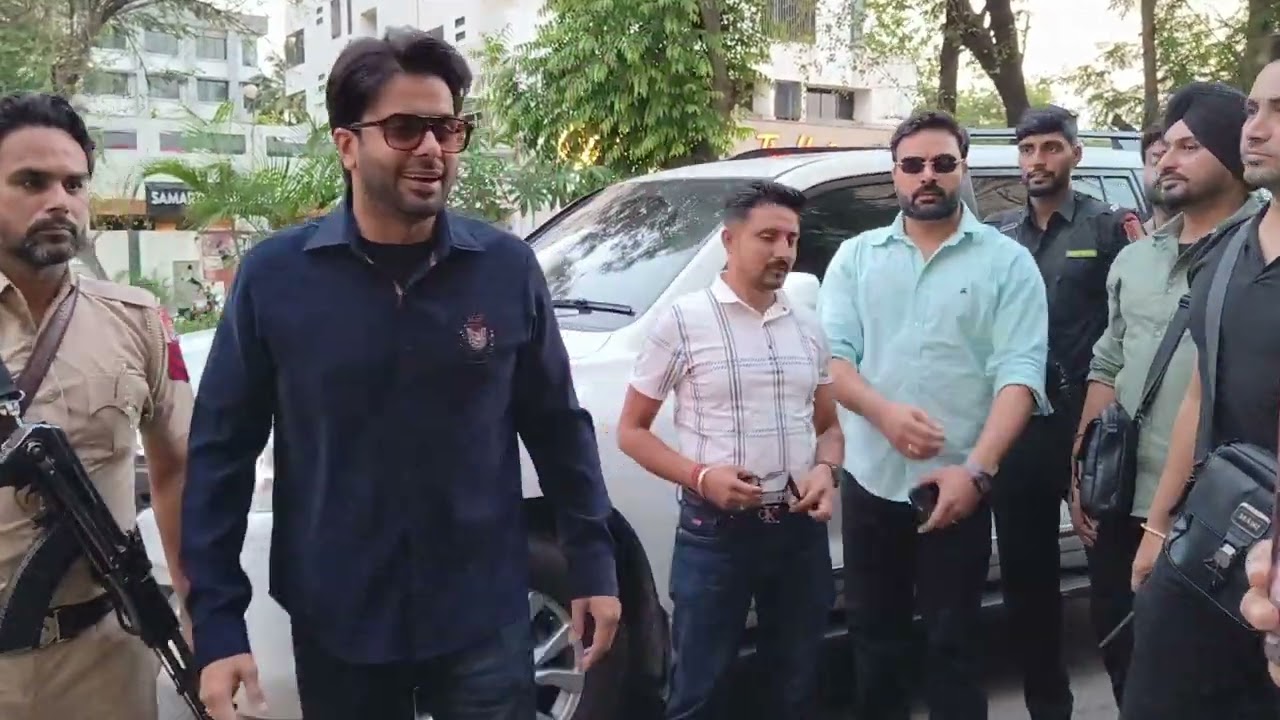 Mankirt Aulakh| Grand Entry Today in Mumbai|Looking awesome|Stud| must watch