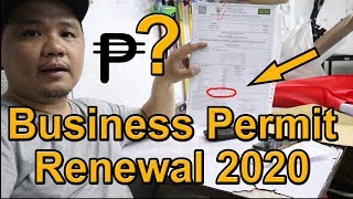 Business Permit Renewal, Magkano ang gastos?