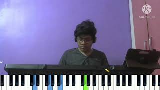 Winter Bear V BTS on piano screenshot 4