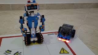 Competition between LEGO Boost and Makeblock mBot2