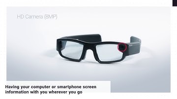 Smart Glasses - Vuzix Blade AR Smart Glasses. HD Camera and Voice-Controls