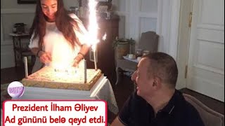 İlham Əliyev ad gününü belə qeyd etdi - Nəvələri isə prezidentə, baxın nə hədiyyə etdilər