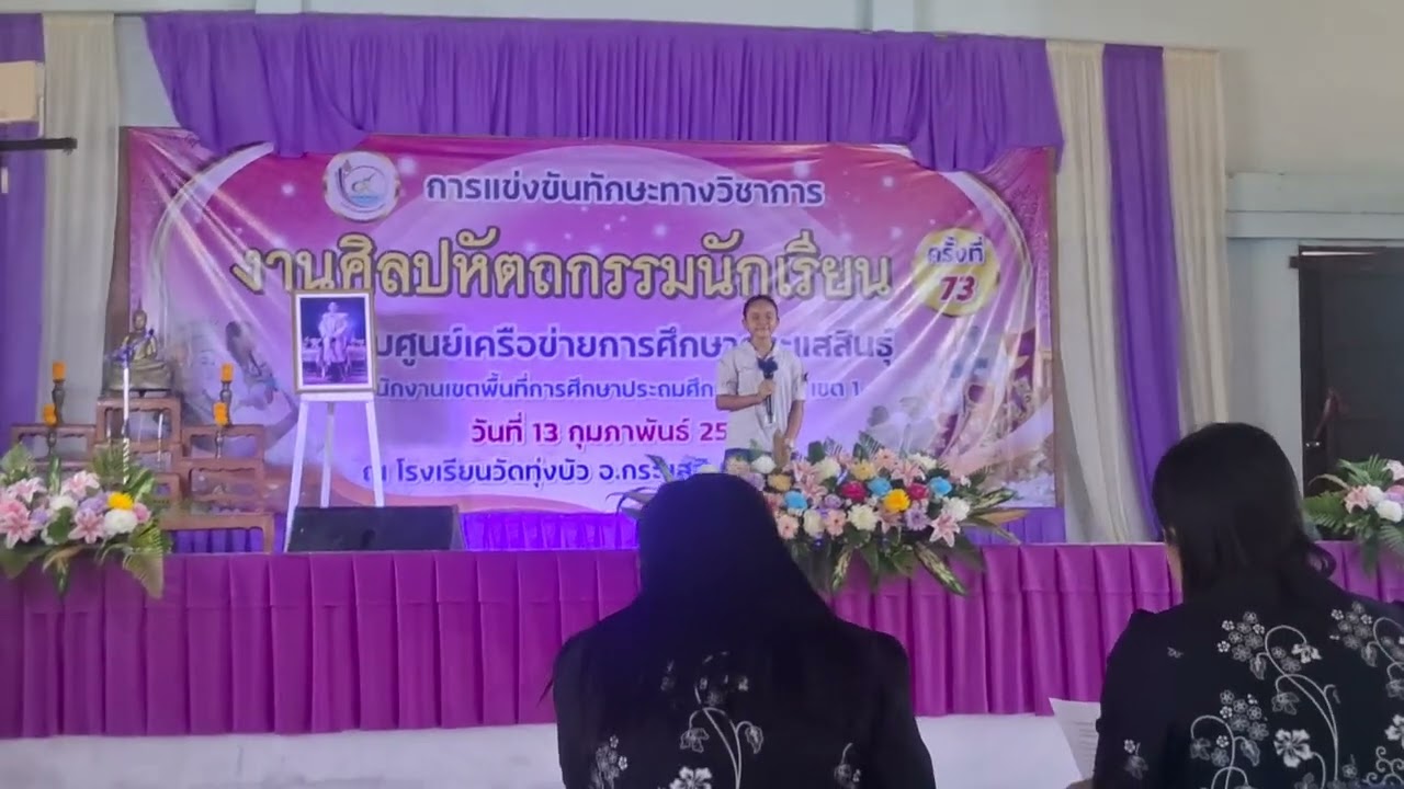 คือหัตถาครองพิภพ ด.ญ.กัลยกร ทองร้อยชั่ง งานศิลปะหัตถกรรมนักเรียน ครั้งที่73