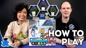 Biathlon Blast - Official How to Play. Complete, Concise, Clear Board Game Tutorial