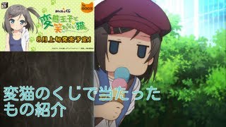 神ネコの開封動画９ 変猫のくじで当たった物の紹介 Youtube