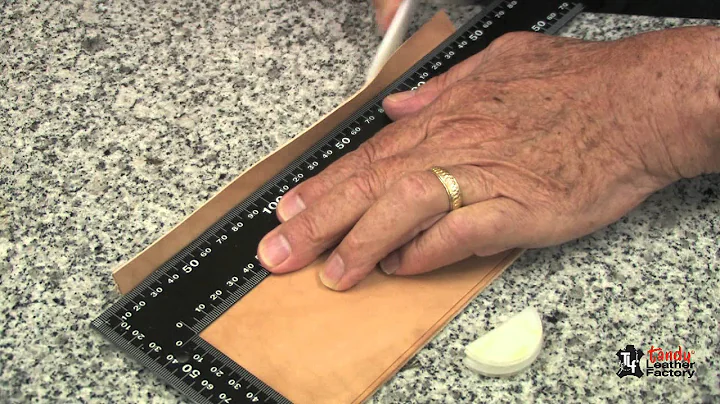 Plastic Bone Folder Creaser Slicker Leather Tutorial