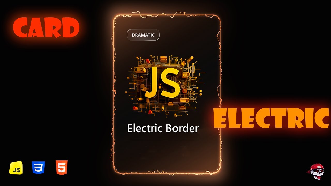 Card with Electric Lightning Effect | + CSS - YouTube