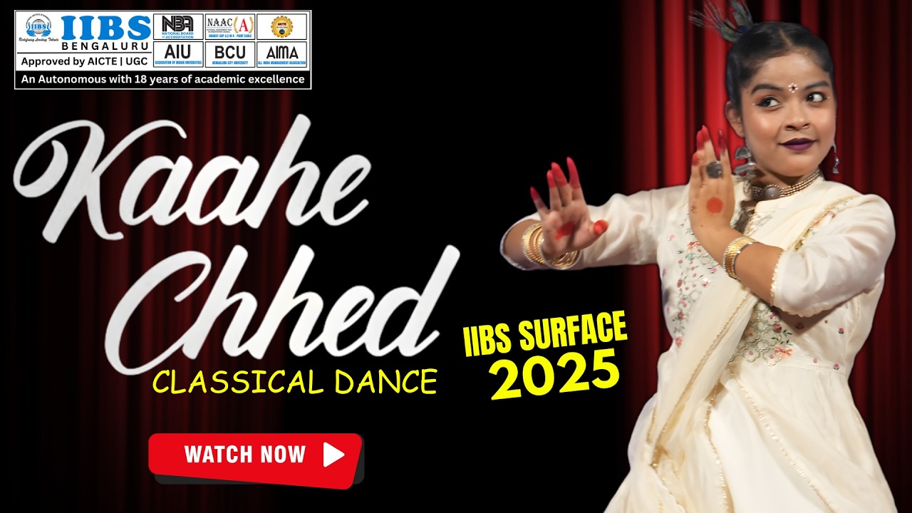 Classical Solo Dance Performance | MBA College Fest Surface 2025 | IIBS ...