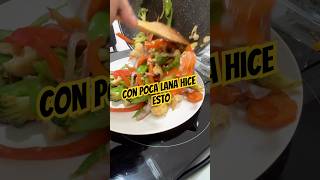 Verduras orientales baratas | Cena ligera económica #comidabarata #receta #canaldecocina #comida