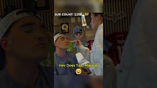 @Hev Does Tays Makeup #fyp #bovboys #viral #makeup #funny