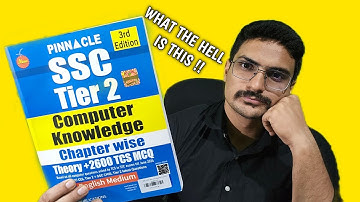 Best Book for SSC Tier 2 Computer?? 🔥 Pinnacle Computer Book Theory + 2600 TCS PYQ
