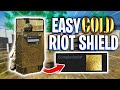 EASY RIOT SHIELD GOLD CAMO GUIDE | Tips And Tricks | HOW TO GET GOLD FOR THE RIOT SHIELD FAST