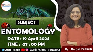 Complete Revision Session Of Entomology Part 1 By - Deepali Paithane