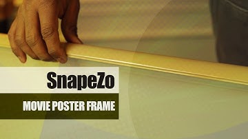 Overview & DEMO: SnapeZo Movie Poster Frame Aluminum Profile, Front-Loading Snap Frame
