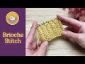 Cum tricotez model brioche  brioche stitch