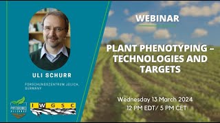 Plant phenotyping  technologies and targets