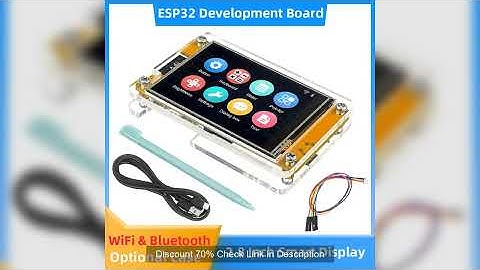ESP32 MCU 2.8 Inch Smart Display for Arduino LVGL WIFI Bluetooth Touch WROOM 240*320 Screen LCD TFT