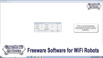 Freeware Software for WiFi Robot Control at SuperDroid Robots