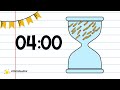 Back to School Style Game Timer – 4 Minute Countdown Timer For Kids With Bell Warning